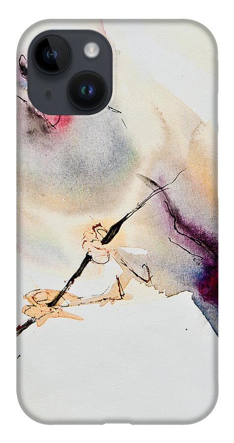 Bird iPhone Case featuring the painting Song Bird by Jani Freimann