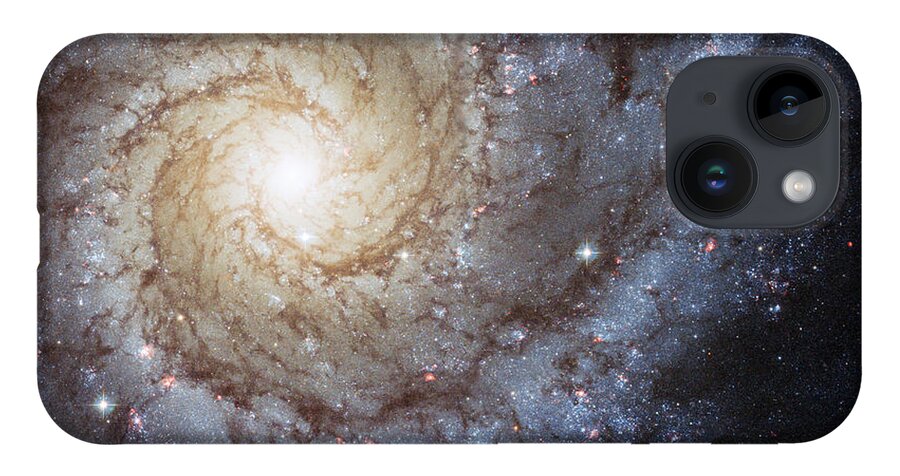 3scape iPhone Case featuring the photograph Spiral Galaxy M74 by Adam Romanowicz