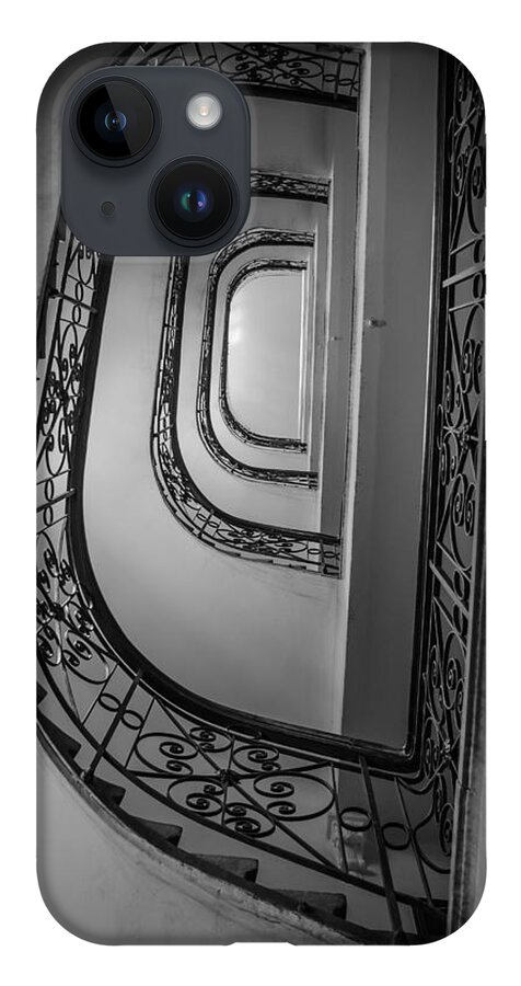 Staircase iPhone 14 Case featuring the photograph Spiral Staircase by Andreas Berthold