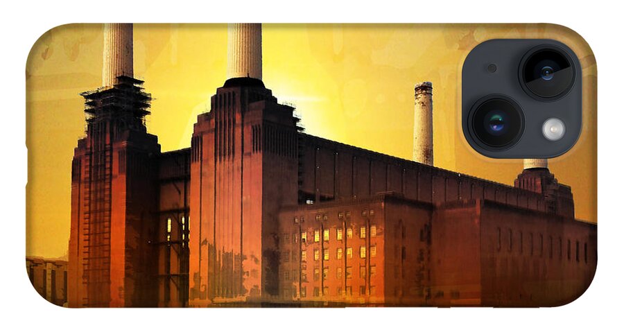 Battersea iPhone 14 Case featuring the photograph Splattersea Square 2014 by Big Fat Arts