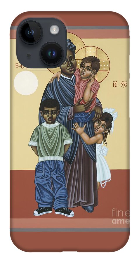 St. Josephine Bakhita Universal Sister iPhone Case featuring the painting St. Josephine Bakhita Universal Sister 095 by William Hart McNichols