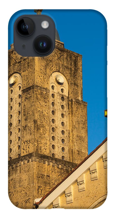 1948 iPhone Case featuring the photograph St Sophia Tower and Crosses by Ed Gleichman