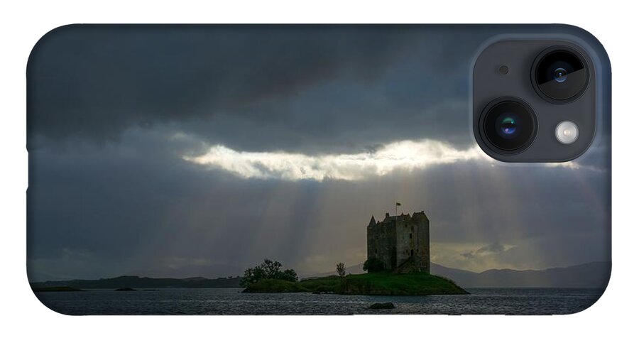 Scotland iPhone 14 Case featuring the photograph Stalker Castle In Scotland by Andreas Berthold