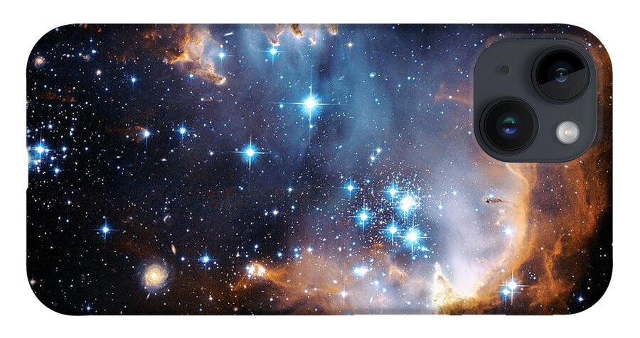 N90 iPhone Case featuring the photograph Starbirth Region Ngc 602 by Hubble Heritage Teamnasaesastsciaura