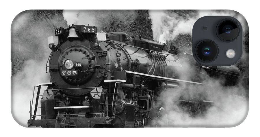  Railroad iPhone 14 Case featuring the photograph Steam Engine by Ann Bridges
