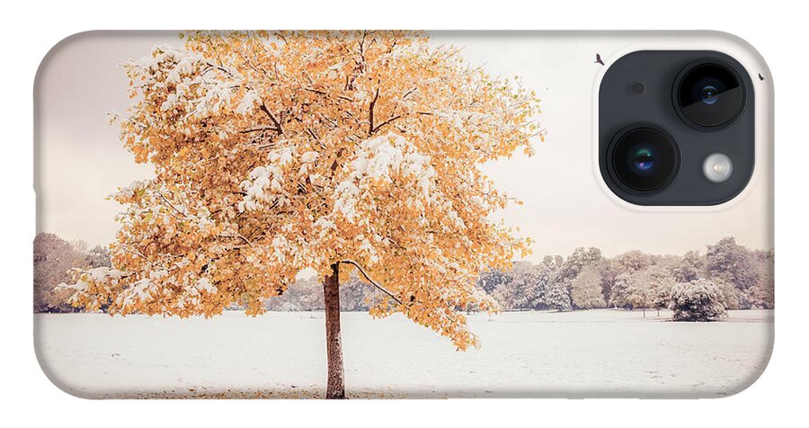 Autumn iPhone 14 Case featuring the photograph Still Dressed In Fall by Hannes Cmarits