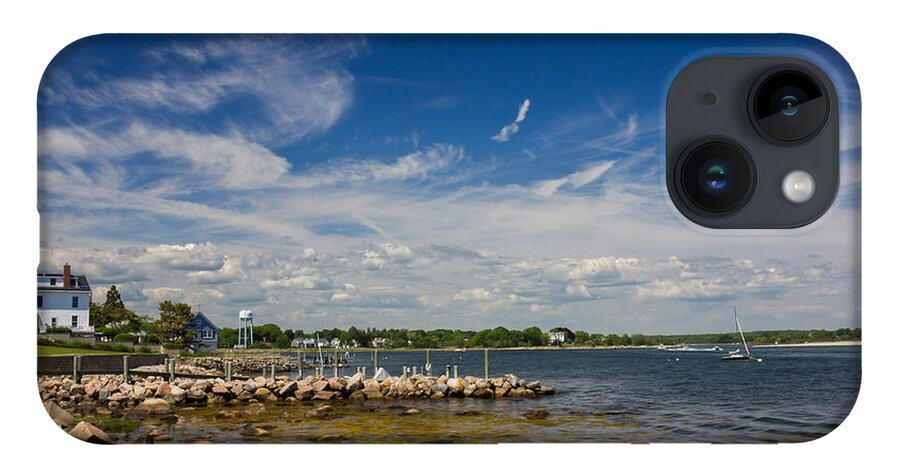 Stonington Point iPhone 14 Case featuring the photograph Stonington Point Seascape by Kirkodd Photography Of New England