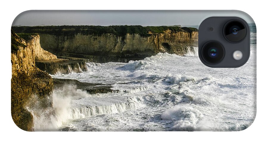 Stormwaves iPhone 14 Case featuring the photograph Storm Waves by Tommy Farnsworth