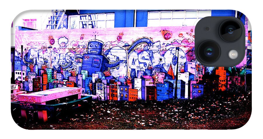 Street Art iPhone 14 Case featuring the photograph Street Art by HweeYen Ong