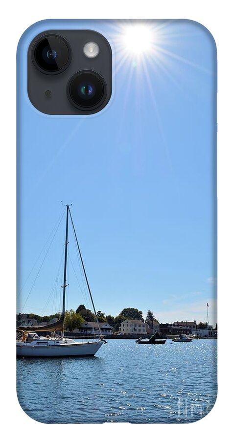 Sun iPhone 14 Case featuring the photograph Sunburst on the River by Tammie Miller