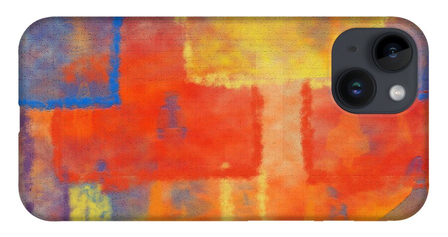 Abstract iPhone Case featuring the painting Sunday by Christina Wedberg