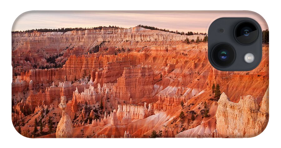 Bryce Canyon iPhone 14 Case featuring the photograph Sunrise at Sunset Point Bryce Canyon National Park by Fred Stearns