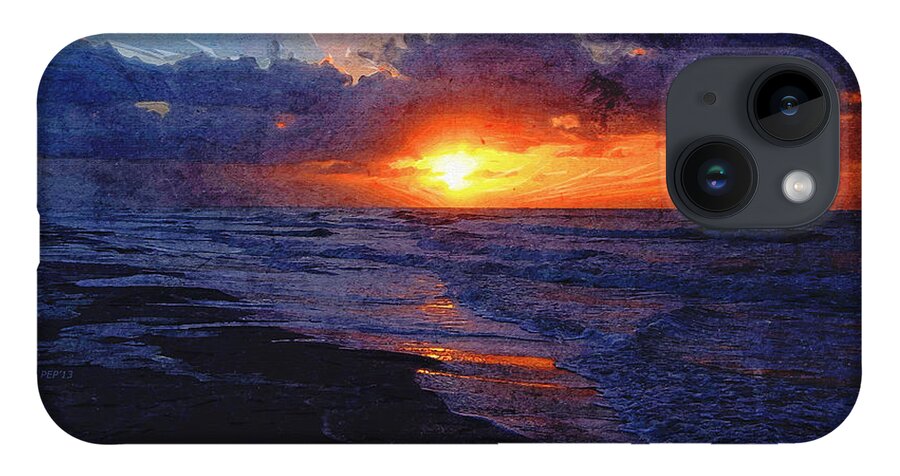 Atlantic Ocean iPhone 14 Case featuring the photograph Sunrise Over The Atlantic Ocean by Phil Perkins