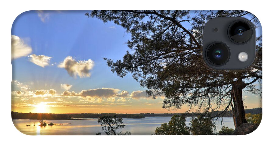 Sunset iPhone Case featuring the photograph Sunset at Cadron Settlement Park - Conway - Arkansas by Jason Politte