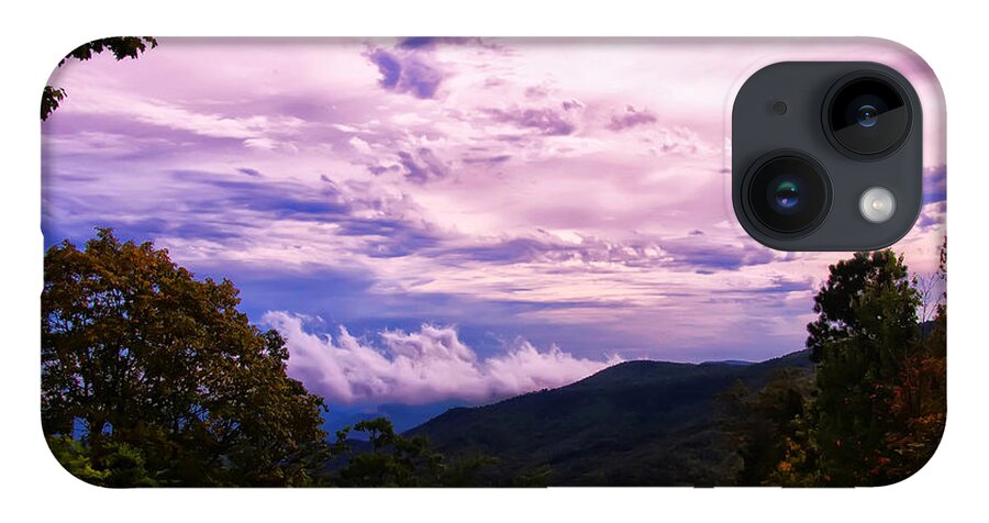 Nc Images iPhone 14 Case featuring the photograph Sunset at Gorges State park by Flees Photos