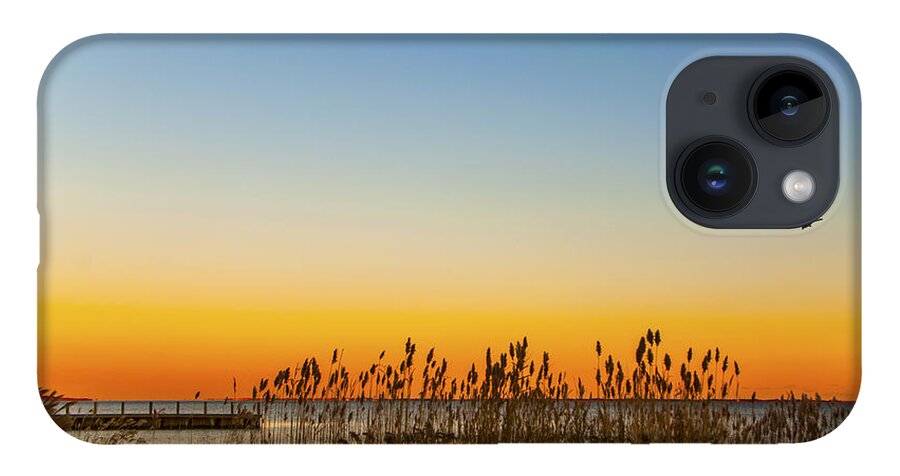 Sunset iPhone 14 Case featuring the photograph Sunset at Osprey Point by Cathy Kovarik
