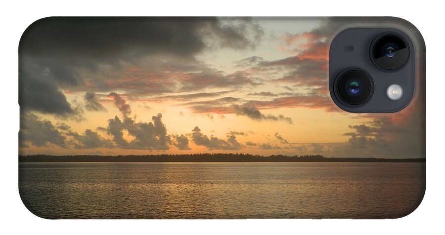Sunset iPhone 14 Case featuring the photograph Sunset Before Funnel Cloud 5 by Gallery Of Hope 