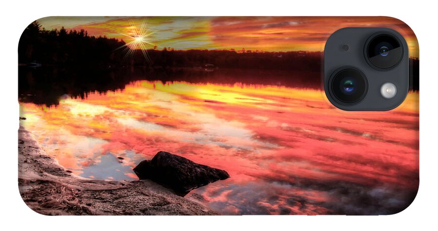 Sunset iPhone 14 Case featuring the photograph Sunset Passion by Brenda Giasson