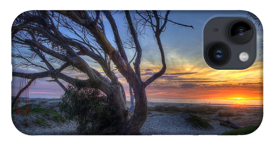 Sunset iPhone 14 Case featuring the photograph Sunset Swing by Mathias 