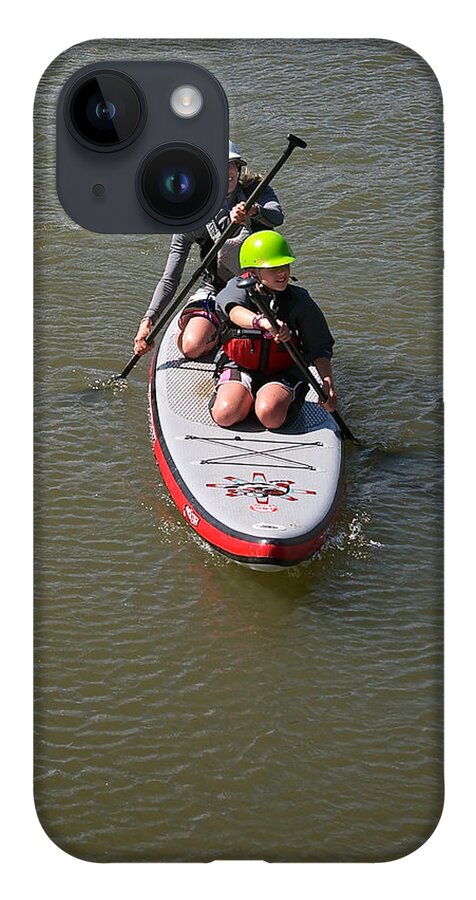 Sup iPhone 14 Case featuring the photograph SUP Team by Britt Runyon