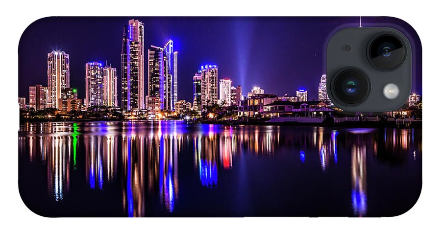 Surfers Paradise At Night by Photography By Simon Baker