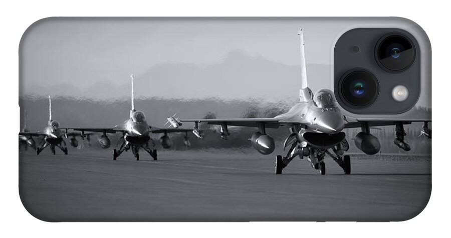 F-16 iPhone 14 Case featuring the photograph Taxi Out by Brad Brizek