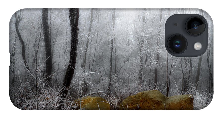 Landscape Frost iPhone 14 Case featuring the photograph Tennessee Mountain Frost by Michael Eingle