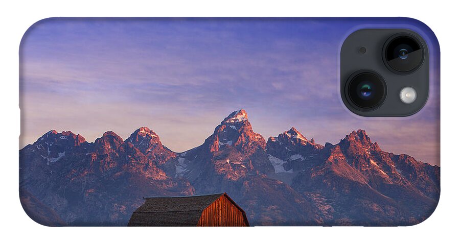 Tetons iPhone 14 Case featuring the photograph Teton Sunrise by Darren White
