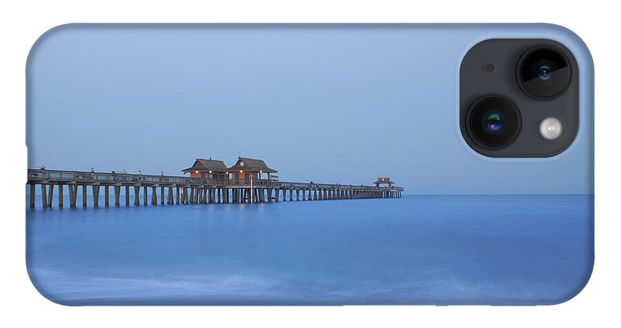 Pier iPhone 14 Case featuring the photograph The Blue Hour by Kim Hojnacki