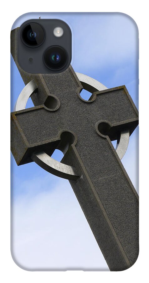 Cross iPhone 14 Case featuring the photograph The Cross - Ireland by Mike McGlothlen