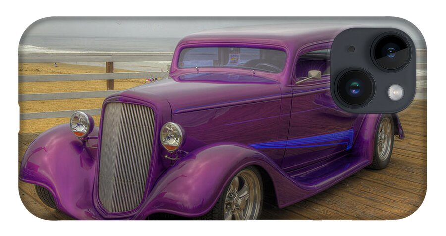 Purple Cars iPhone 14 Case featuring the photograph The Deep Purple Ride by Mathias 