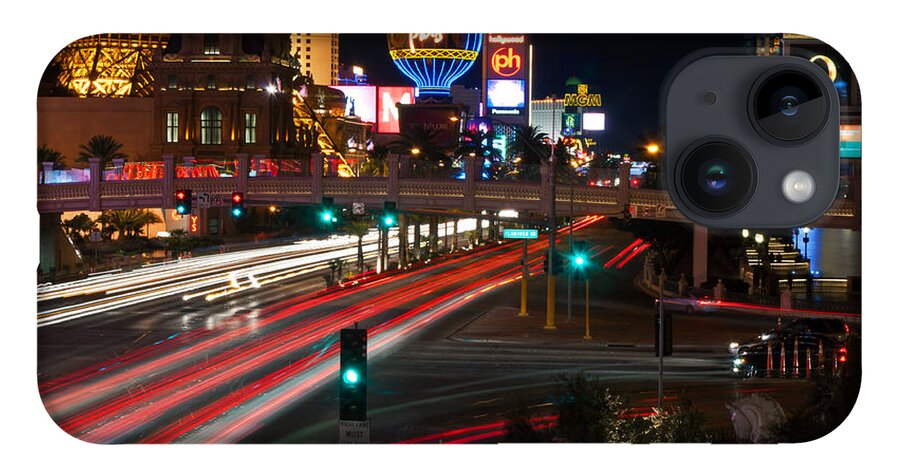 Las Vegas iPhone Case featuring the photograph The Las Vegas Strip by Eddie Yerkish