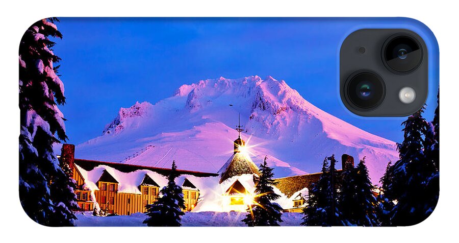 Timberline Lodge iPhone 14 Case featuring the photograph The Last Sunrise by Darren White