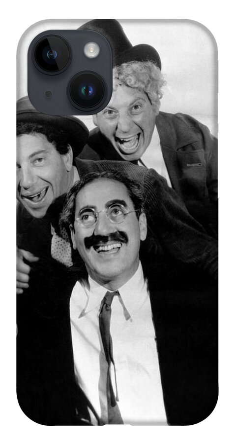 Movie Poster iPhone Case featuring the photograph The Marx Brothers - A Night at the Opera by Georgia Fowler