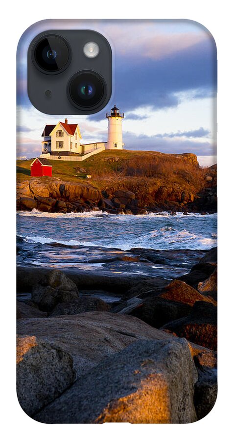 Lighthouse iPhone 14 Case featuring the photograph The Nubble Lighthouse by Steven Ralser