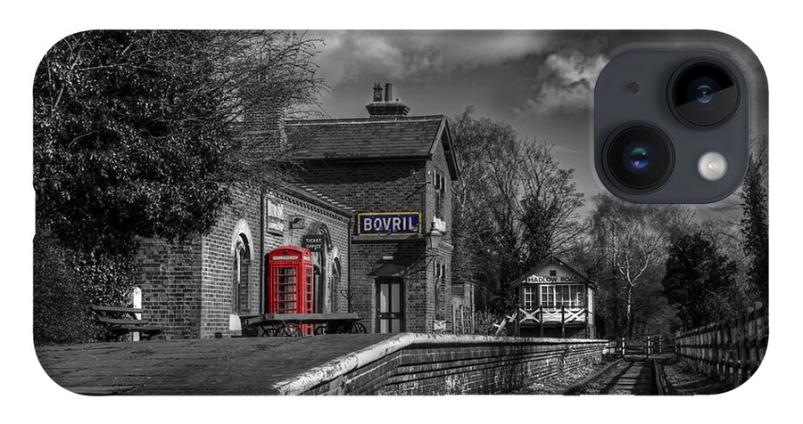 Wirral iPhone Case featuring the photograph The Old Red Telephone Box by Spikey Mouse Photography