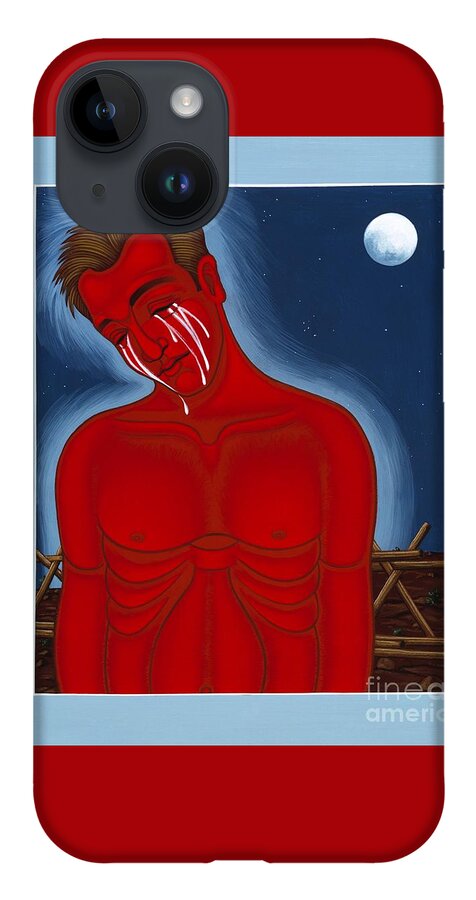 The Passion Of Matthew Shepard iPhone Case featuring the painting The Passion of Matthew Shepard 096 by William Hart McNichols
