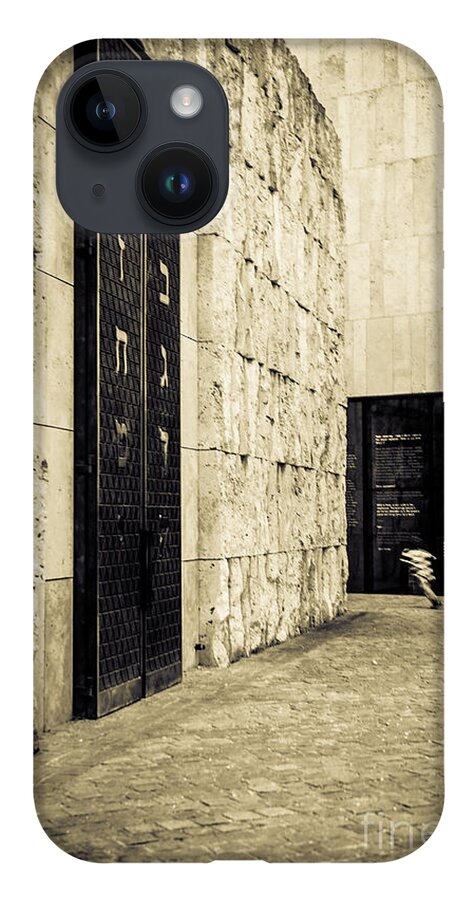 Jew iPhone 14 Case featuring the photograph The Synagogue by Hannes Cmarits