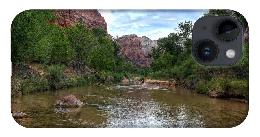 Virgin iPhone Case featuring the photograph The Virgin River by Eddie Yerkish