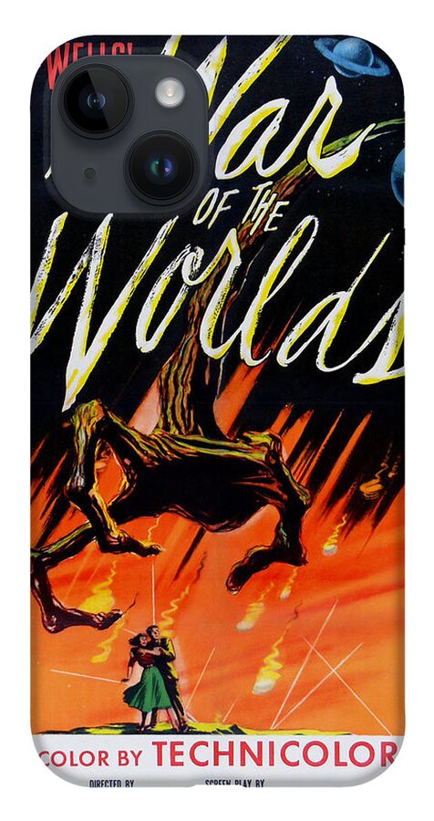 The War Of The Worlds iPhone 14 Case featuring the digital art The War of the Worlds by Georgia Clare