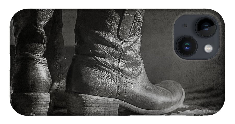 Boots iPhone 14 Case featuring the photograph These Boots by Terry Rowe