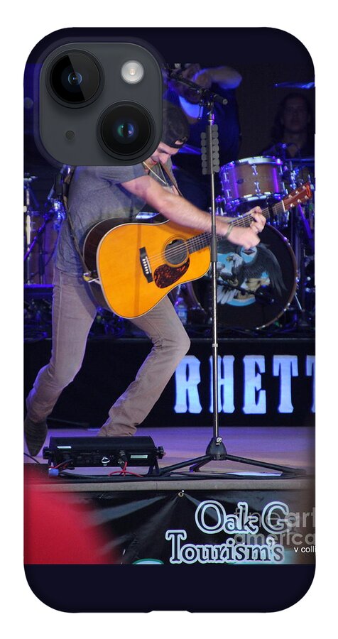 Thomas Rhett Akins Jr iPhone 14 Case featuring the photograph Thomas Rhett Country Music Concert 2014 by Valerie Collins