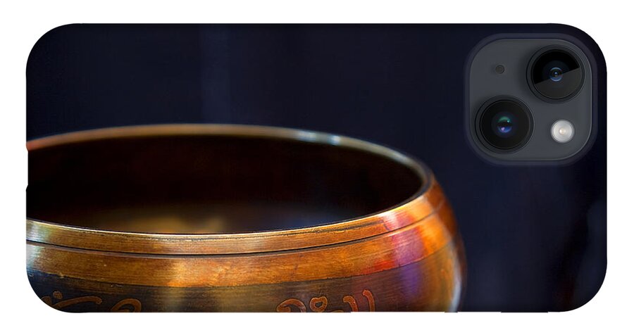 Tibet iPhone 14 Case featuring the photograph Tibetan Singing Bowl by Theresa Tahara