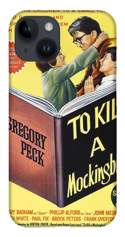 Movie Poster iPhone 14 Case featuring the photograph To Kill a Mockingbird - 1962 by Georgia Fowler