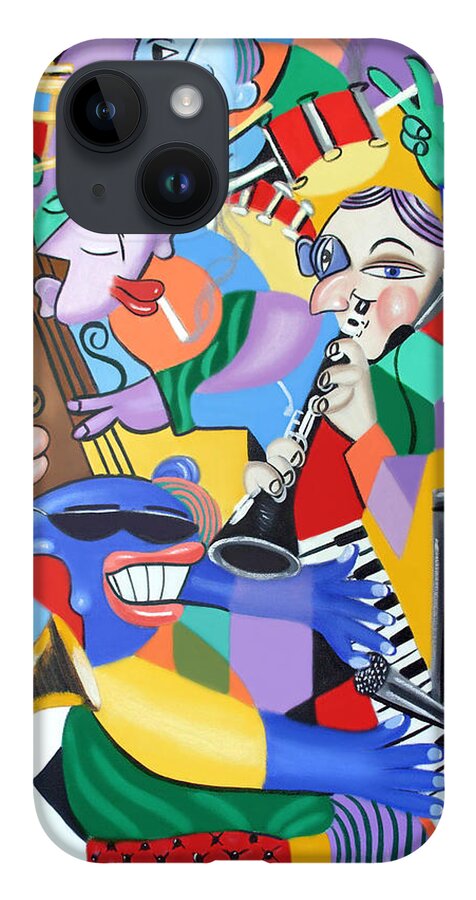 Toe Jam Framed Prints iPhone 14 Case featuring the painting Toe Jam by Anthony Falbo