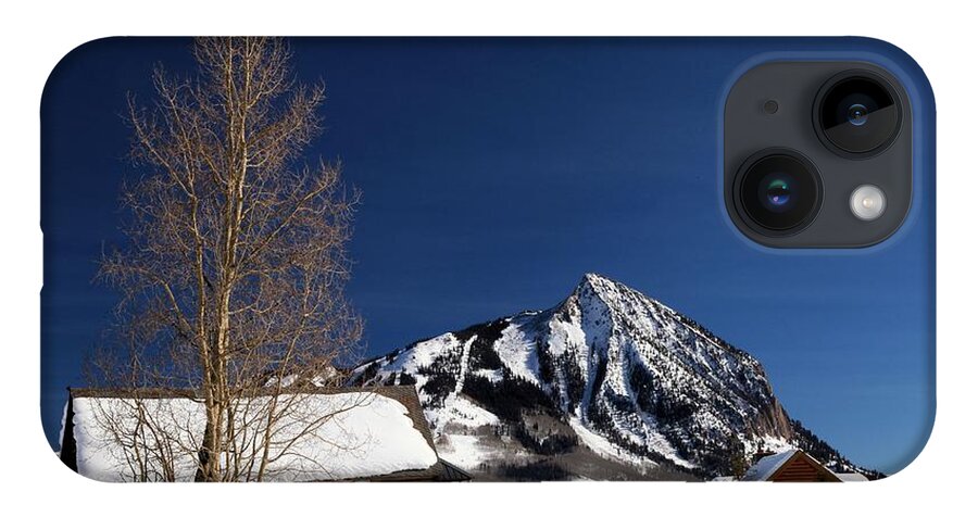 Crested Butte iPhone Case featuring the photograph Towering Above Crested Butte by Adam Jewell