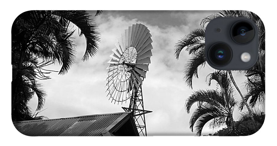 Maui iPhone 14 Case featuring the photograph Tropical Windmill by Richard Reeve