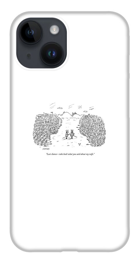 Two Kings With Armies About To Face Off iPhone 14 Case