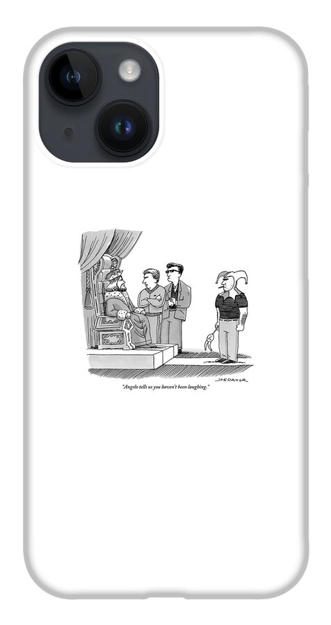 Two Mobster Tough Guys Confront A King On Behalf iPhone Case
