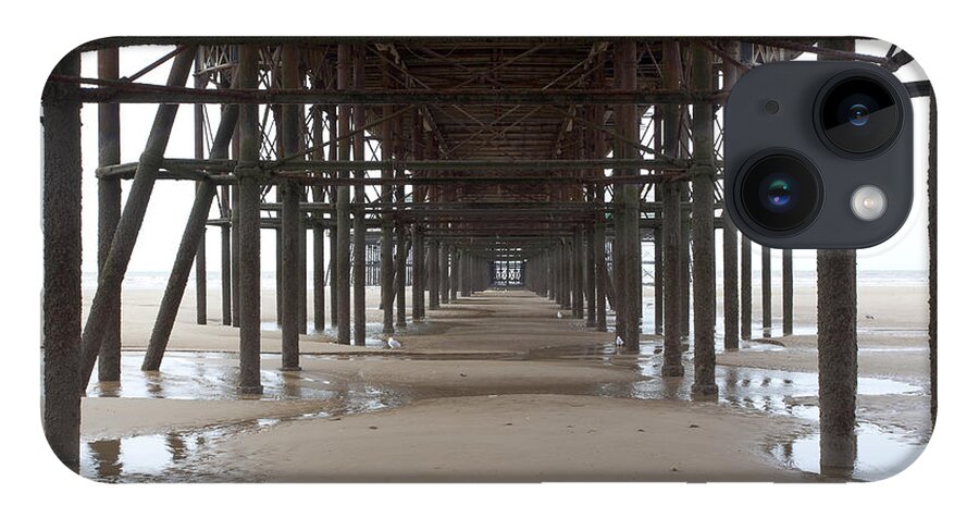 Blackpool iPhone 14 Case featuring the photograph Under the Pier by Laura Tucker